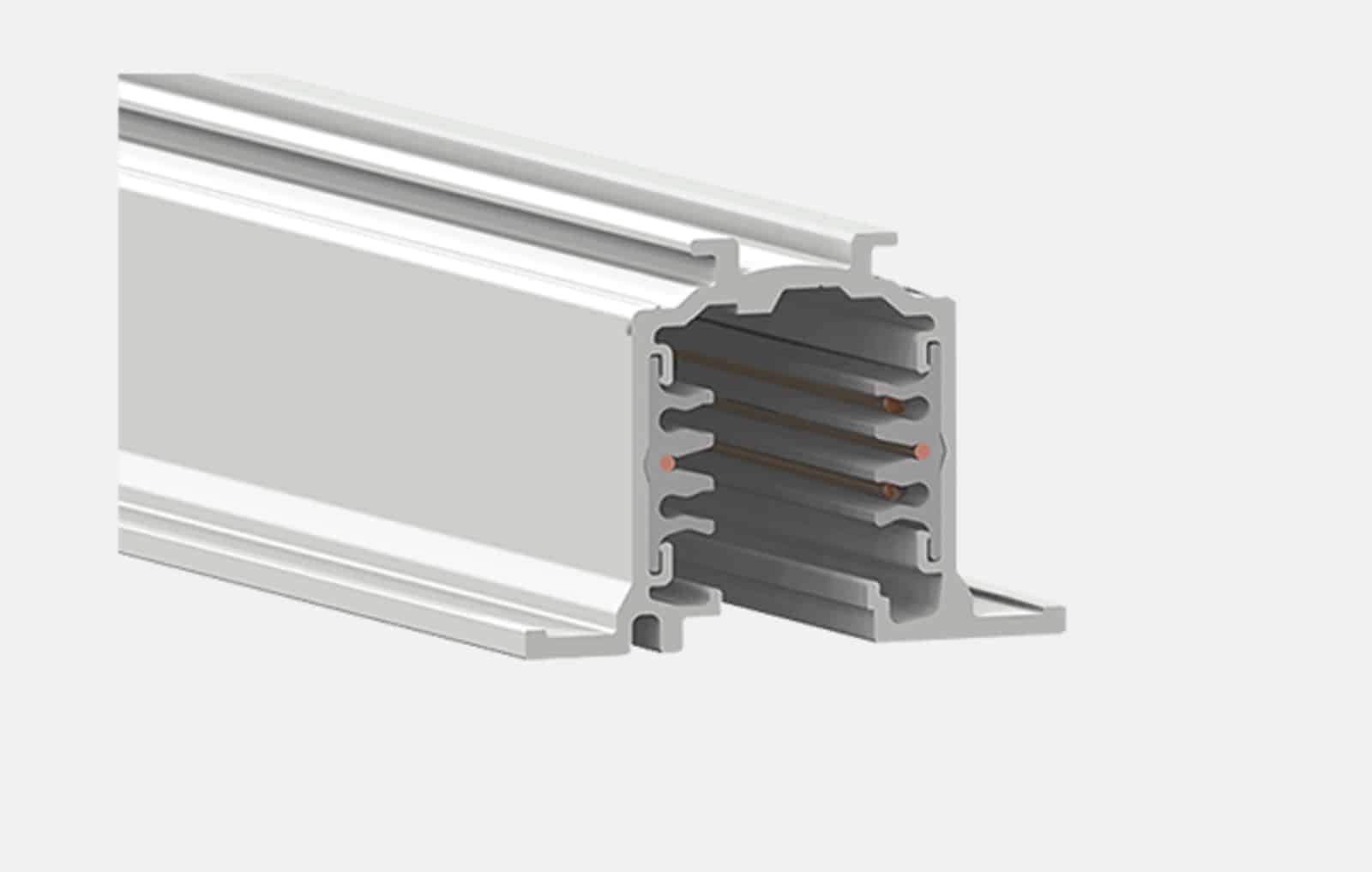 Track system - Modulo binario da incasso eurostandard 230V