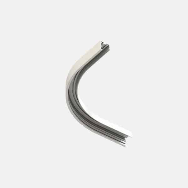 File Flex sistema - Curva tipo A in estruso di alluminio